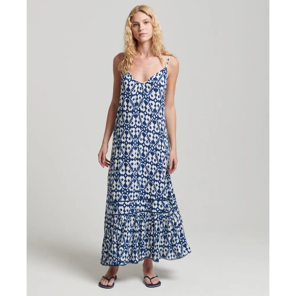 Superdry Vintage Long Beach Cami sleeveless dress