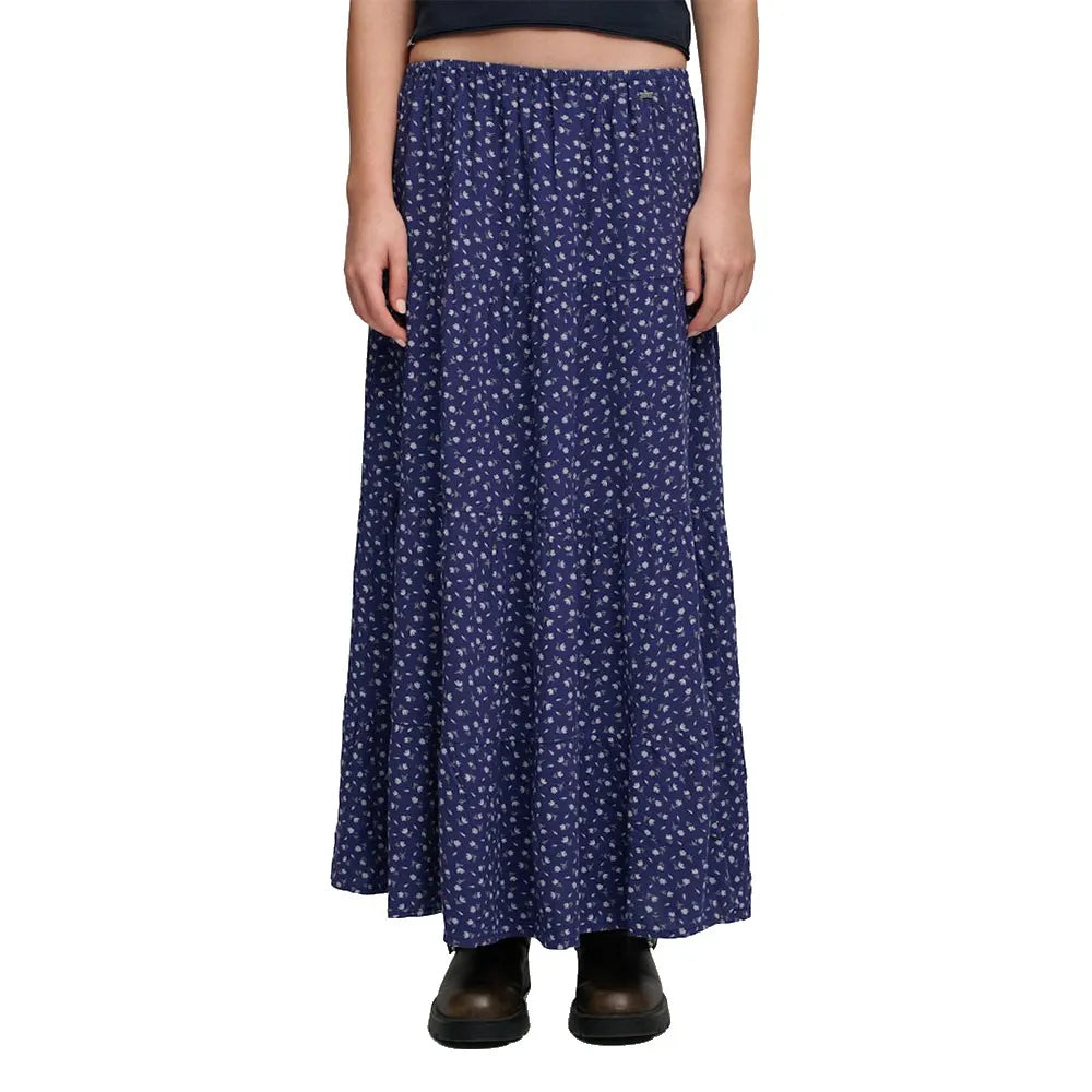 Superdry Woven Tiered Maxi long skirt
