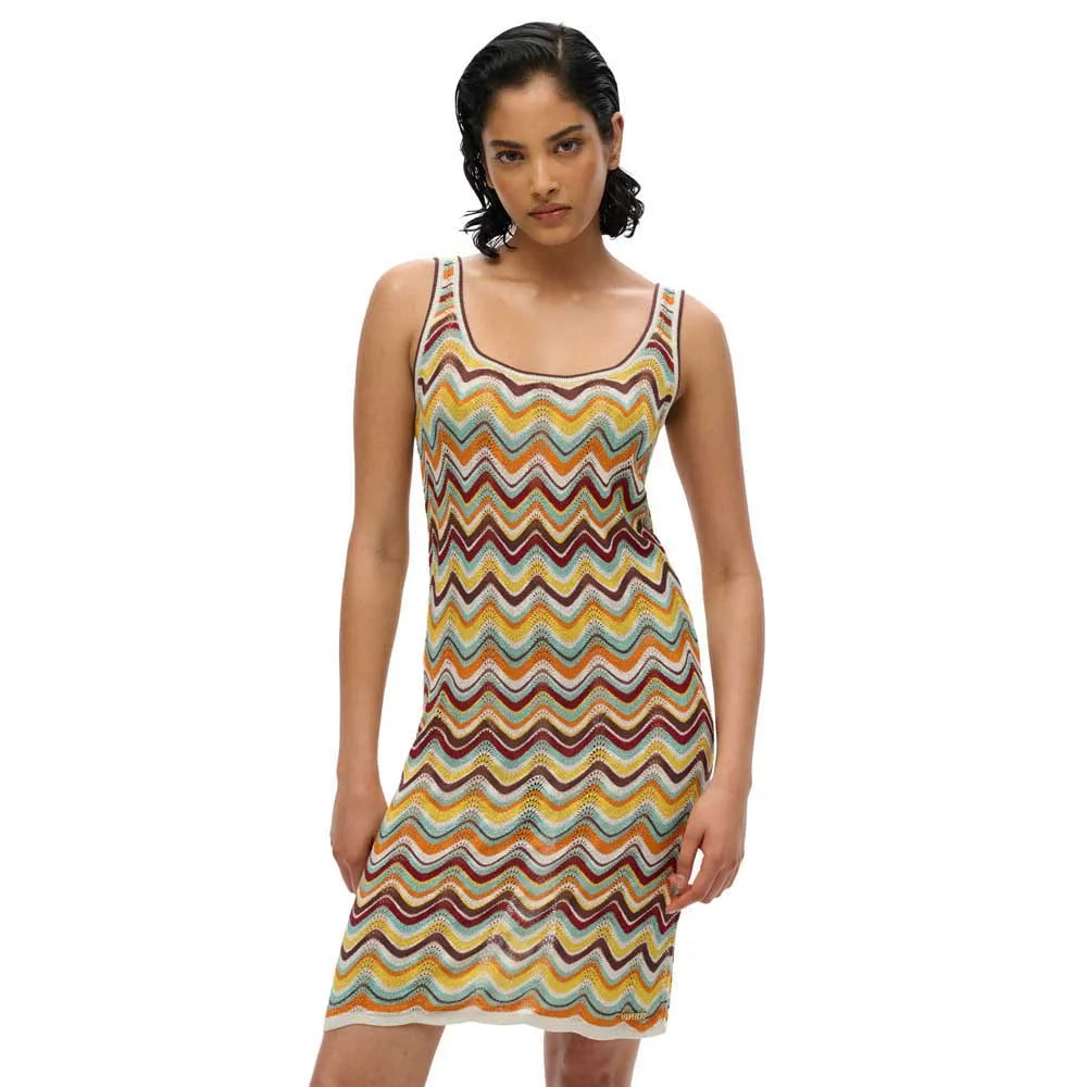 Superdry Zigzag sleeveless short dress