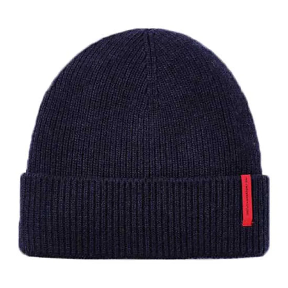The mountain studio Cashmere mix rib beanie