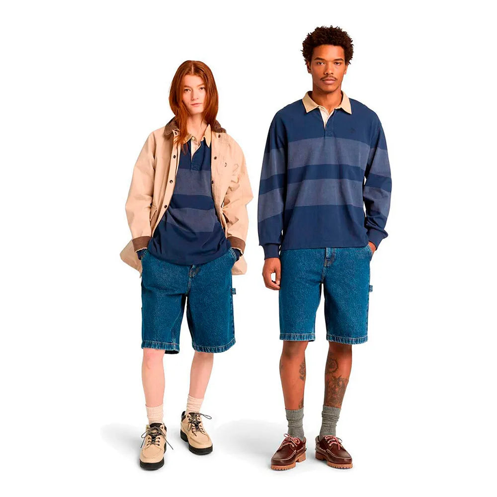 Timberland Striped Rugby long sleeve polo