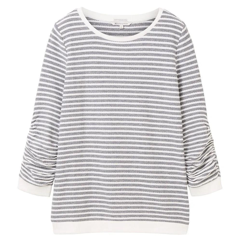 Tom tailor 1039980 Striped Jacquard sweatshirt