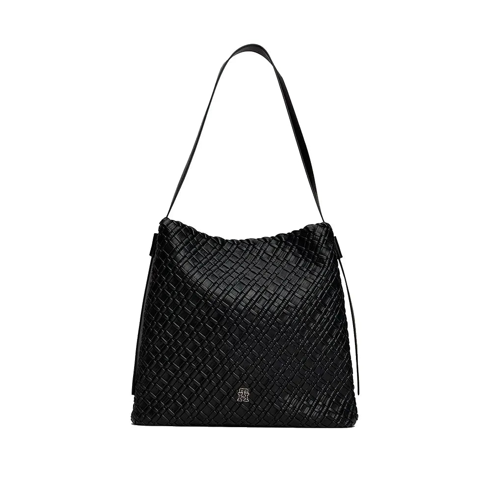 Tommy hilfiger Braided Maxi Hobo shoulder bag
