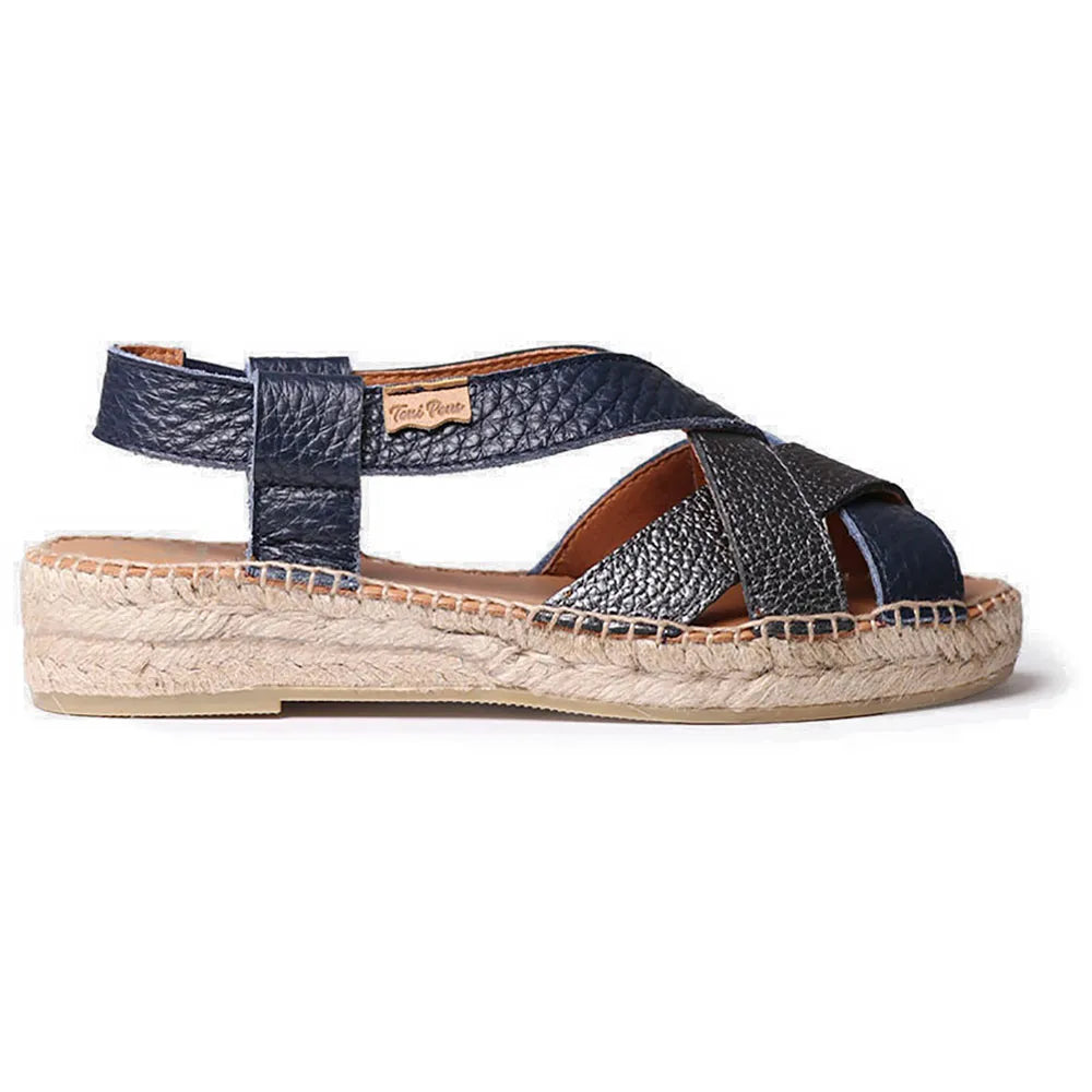 Toni pons Elia-Bg esparto wedge sandals