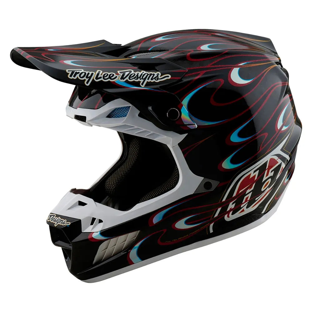 Troy lee designs SE5 Carbon Torched off-road helmet