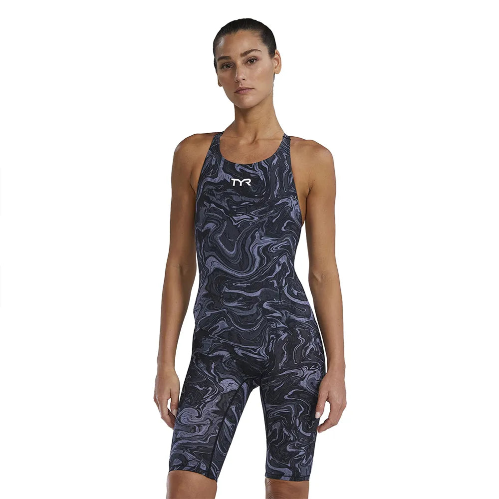 TYR Tresher Hydrophobic open back competition swimsuit