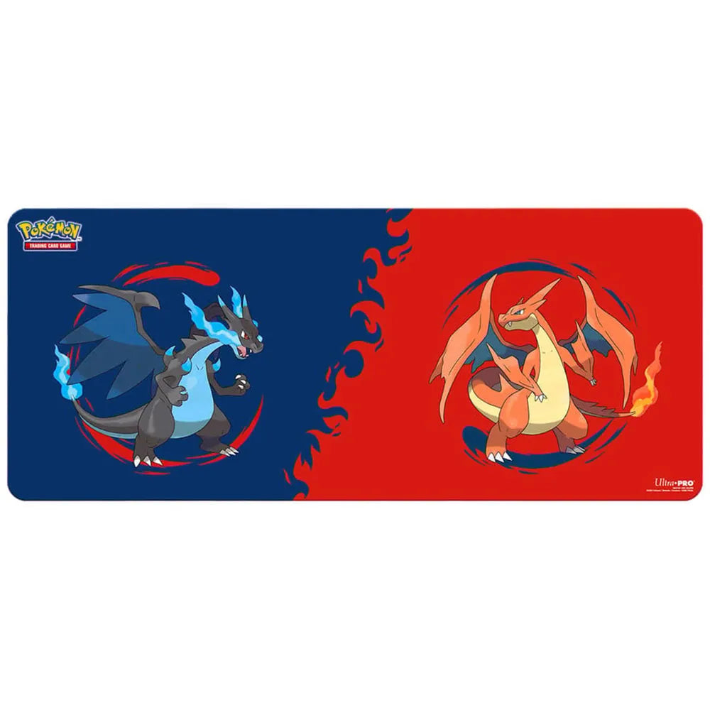 Ultra pro Mega Charizard X and Mega Charizard Y cards playmat 1.8 m