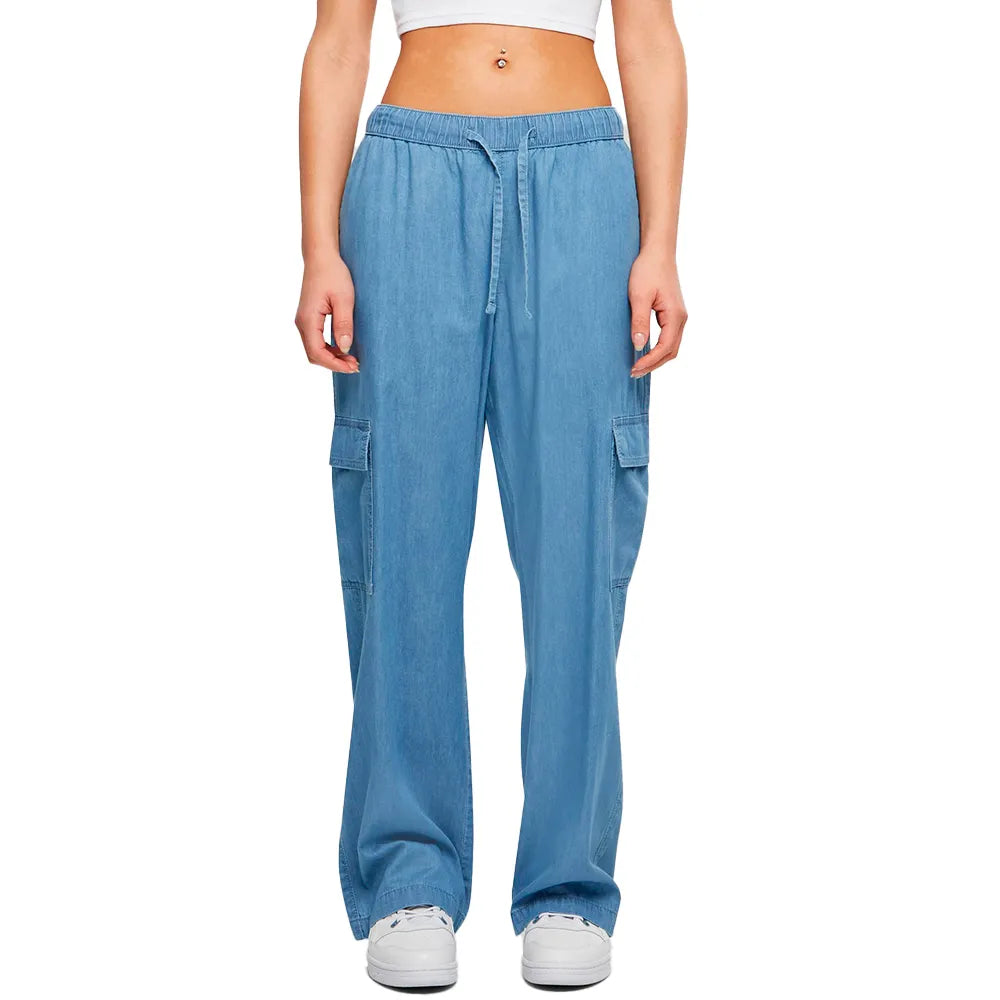 Urban classics Light Denim cargo pants