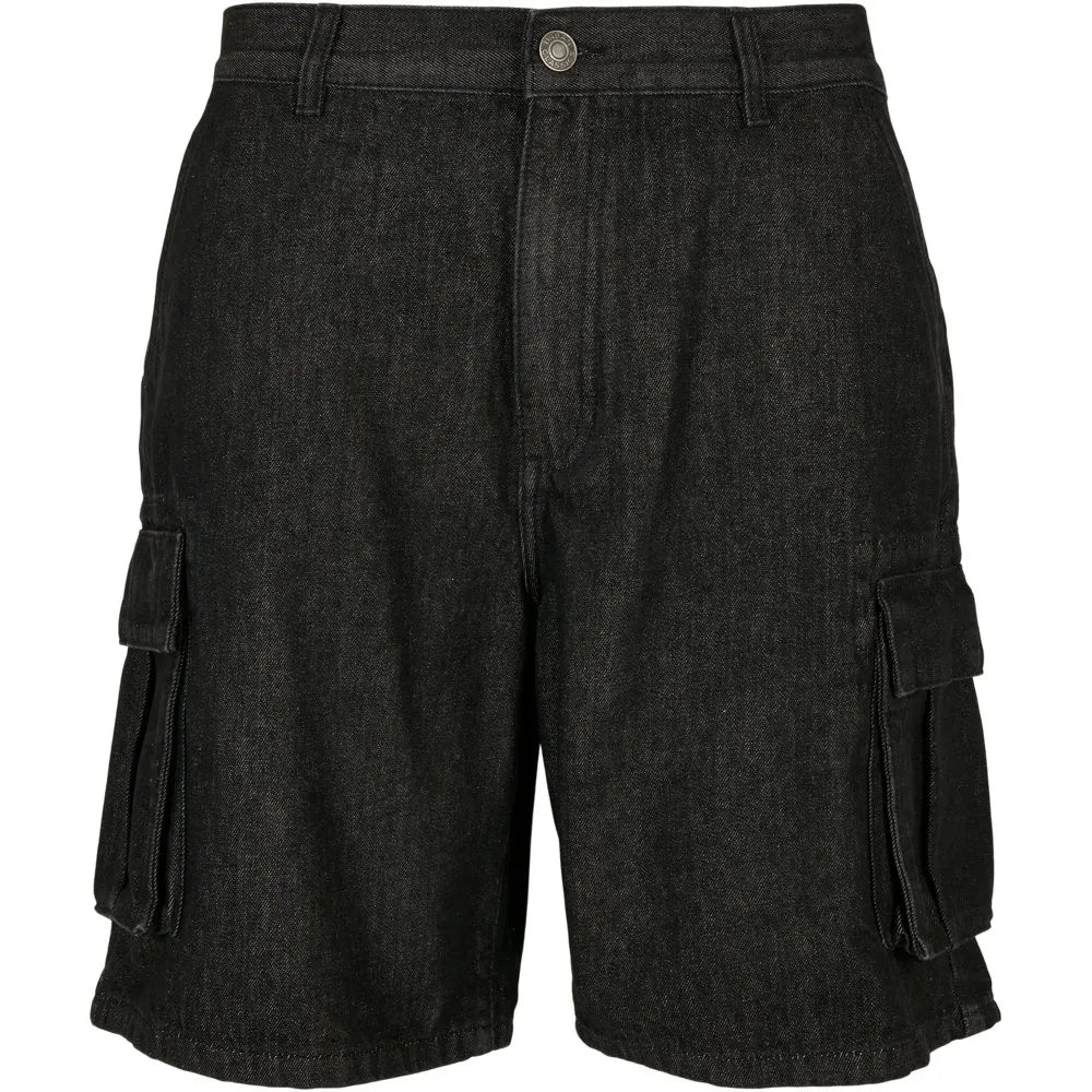 Urban classics Organic Denim cargo shorts