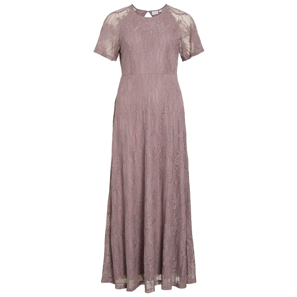 Vila Femma short sleeve long dress