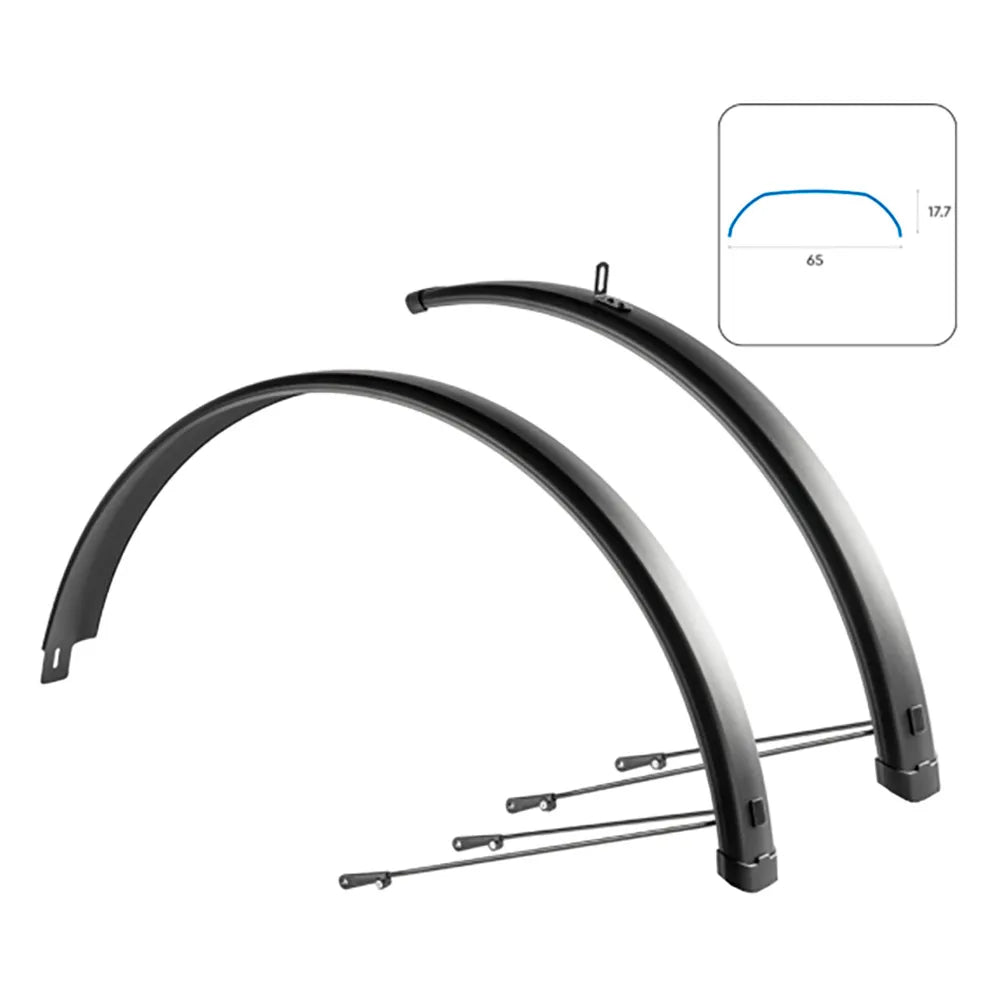Wag aluminium Fenders set trekking 65 27.5-29´´ x 65 mm