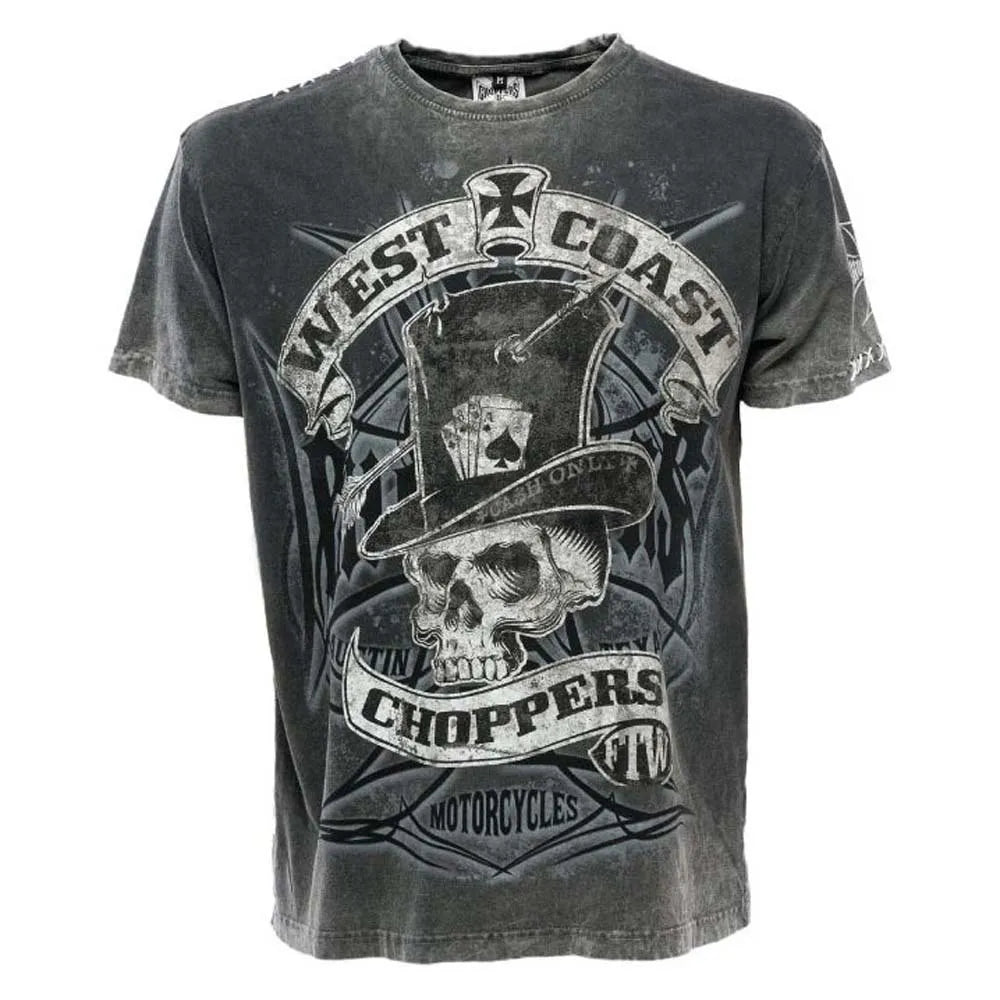 West coast choppers Cash Only short sleeve T-shirt