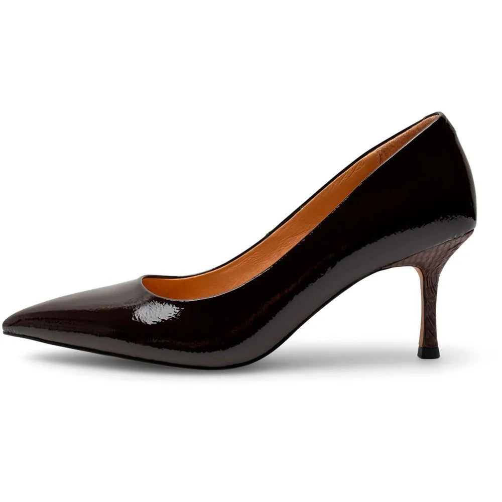 Woden Laura Patent heel shoes