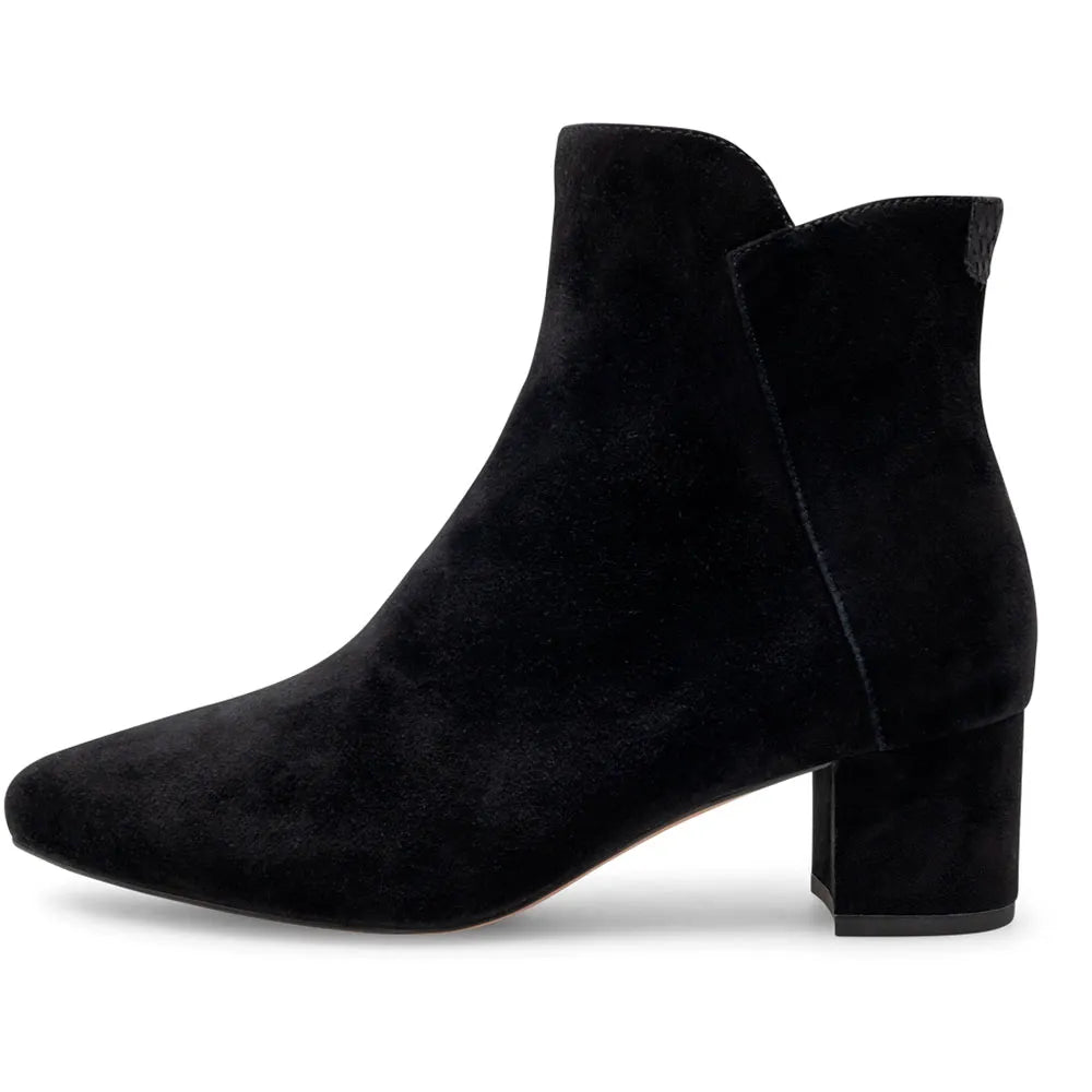 Woden Saga Block heel booties