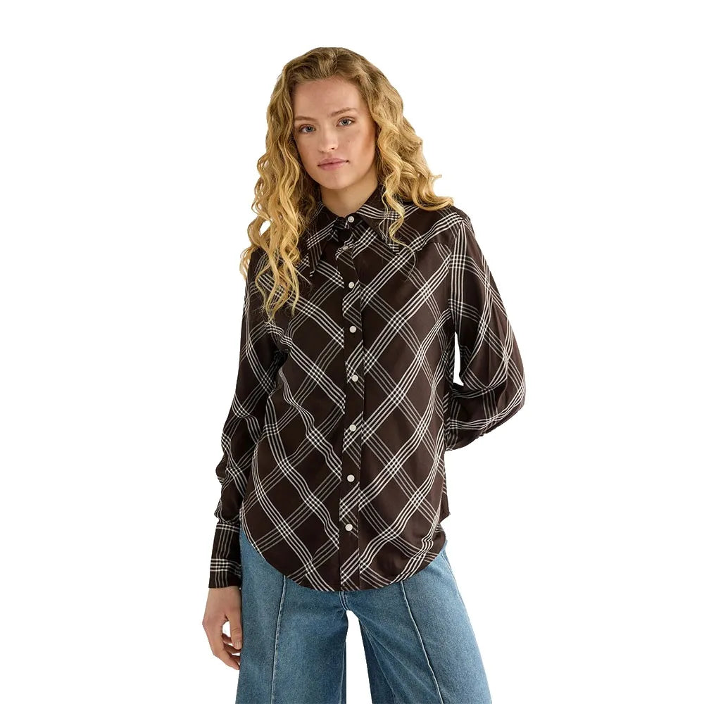 Wrangler Drama Collar long sleeve shirt