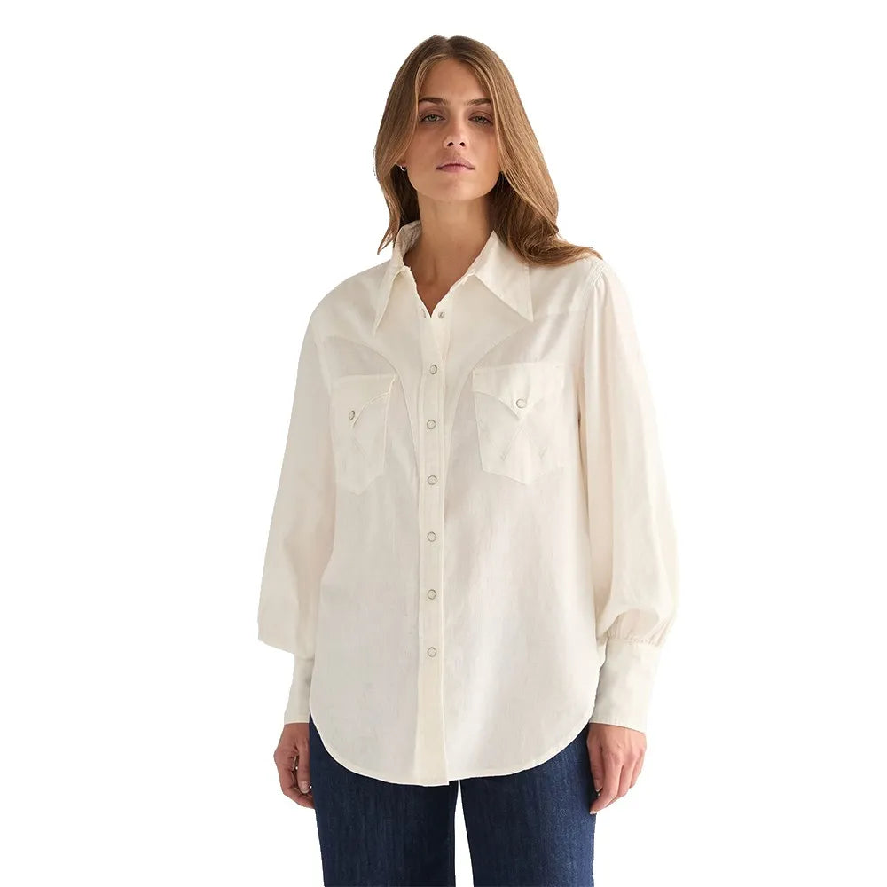 Wrangler Exaggerated Western long sleeve shirt