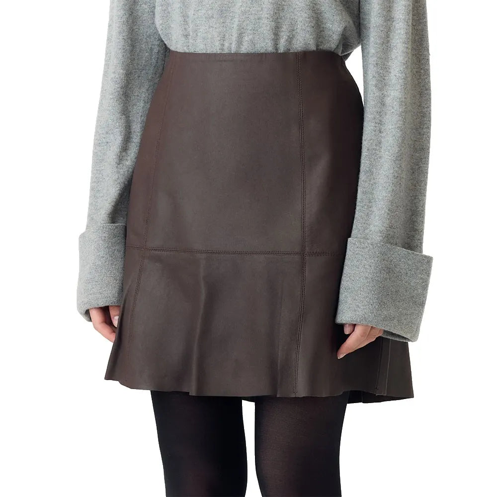Yas Colly Naplon Leather short skirt