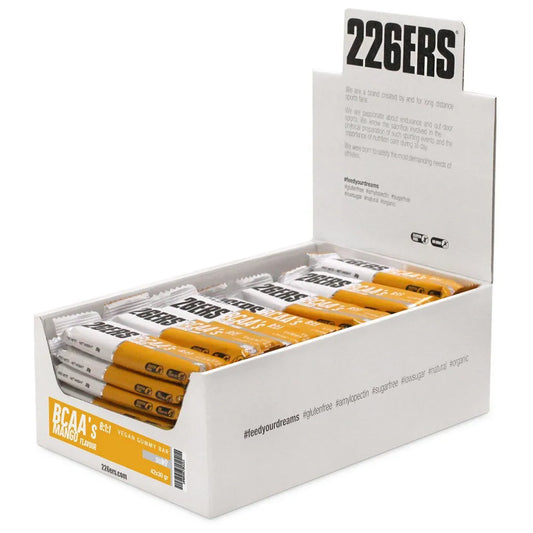 226ERS BCAA´s Vegan Energy Gummies Box mango 30g 42 units
