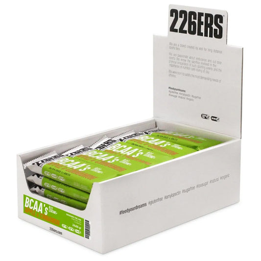 226ERS Endurance Fuel BCAA´s energy bars box apple 60g 24 units