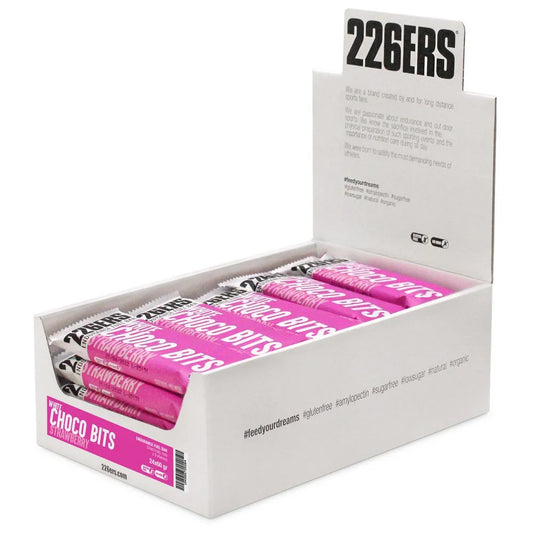 226ERS Endurance Fuel Energy Bars Box Choco Bits strawberry 60g 24 units