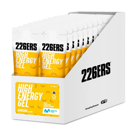 226ERS High energy gels box banana 76g 24 units
