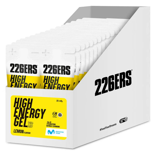 226ERS High energy gels box lemon 45g 32 units