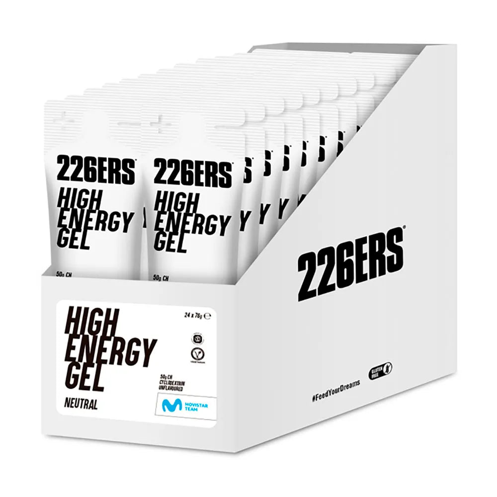 226ERS High energy gels box neutral flavour 24 units