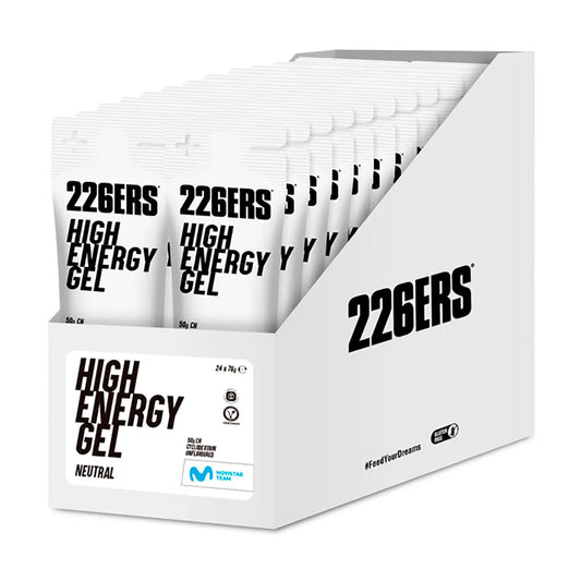 226ERS High energy gels box neutral flavour 24 units