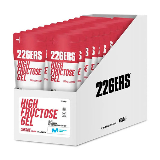 226ERS High Fructose 160Mg energy gels box cherry 80g 24 units