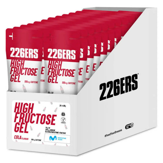 226ERS High Fructose Caffeine energy gels box Cola 44g 32 units