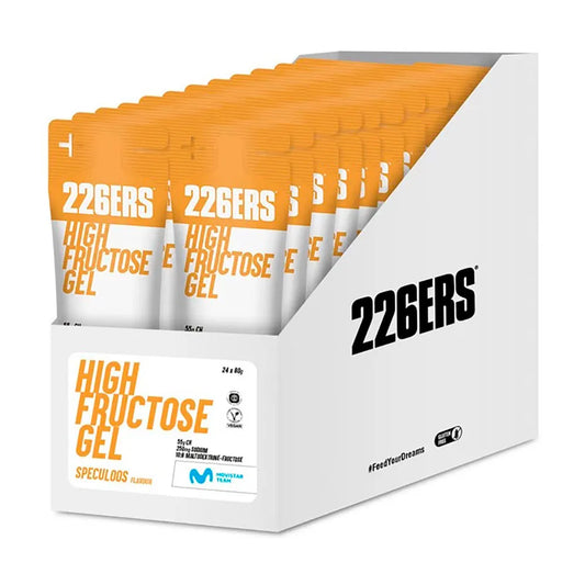 226ERS High Fructose energy gels box 80g 24 units