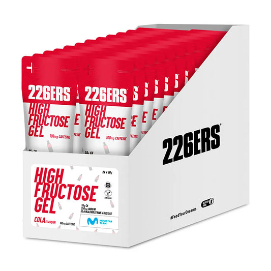 226ERS High Fructose energy gels box Cola 80g 24 units