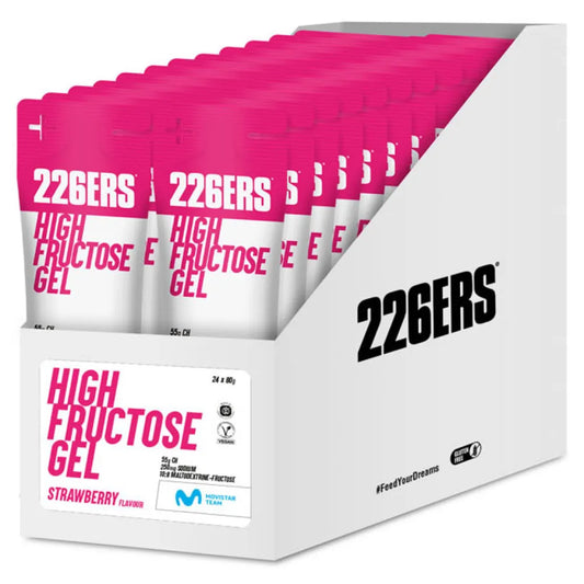 226ERS High Fructose energy gels box strawberry 44g 32 units