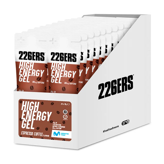 226ERS High Spresso energy gels box 76g 24 units
