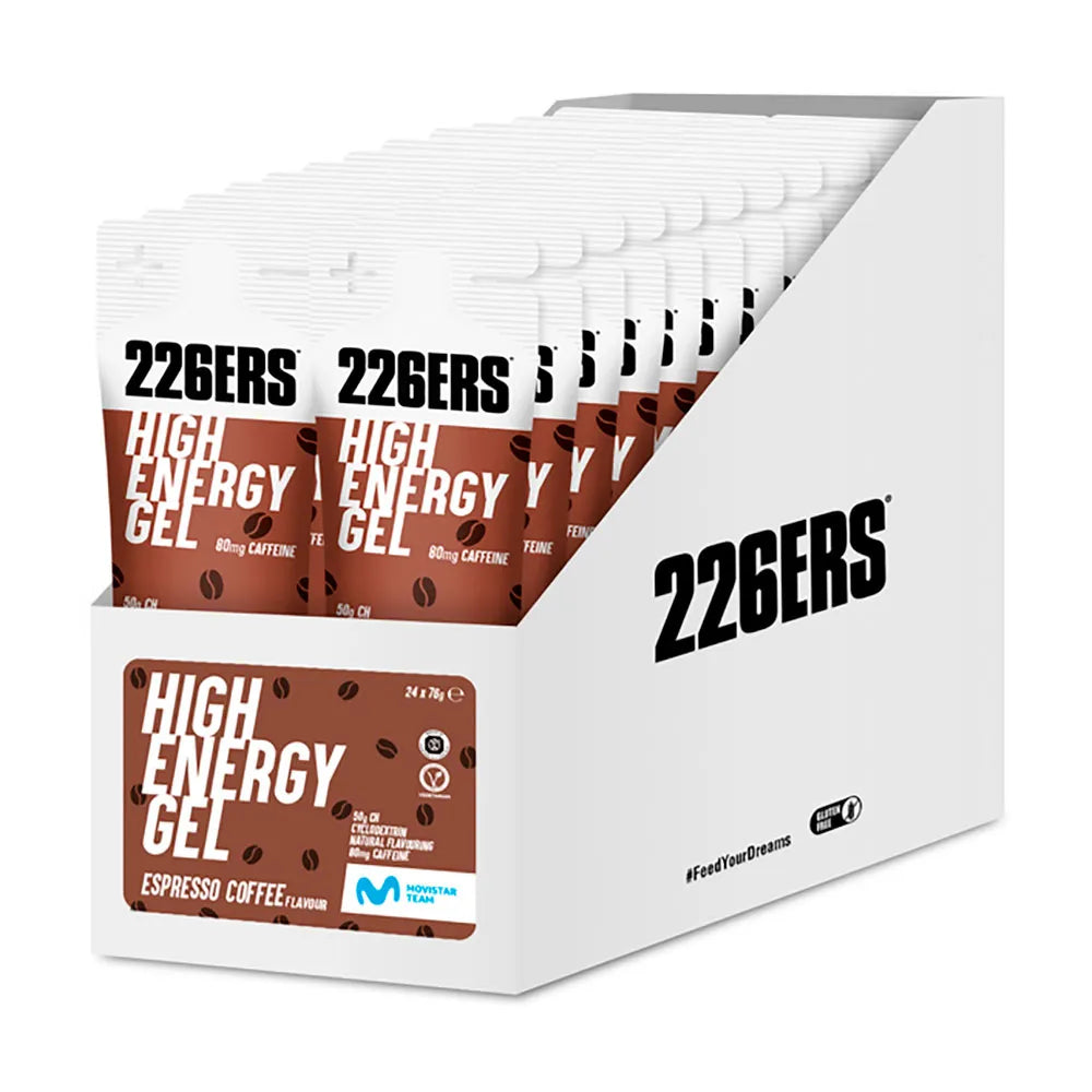226ERS High Spresso energy gels box 76g 24 units