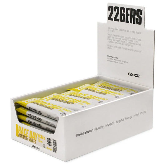 226ERS Race Day BCAA´s energy bars box banana&ginger 40g 30 units