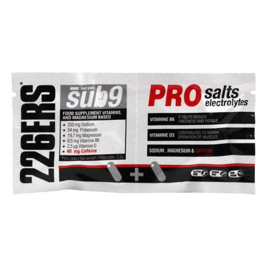 226ERS Sub9 Pro Salts Electrolytes Duplo capsules neutral flavour 40 units