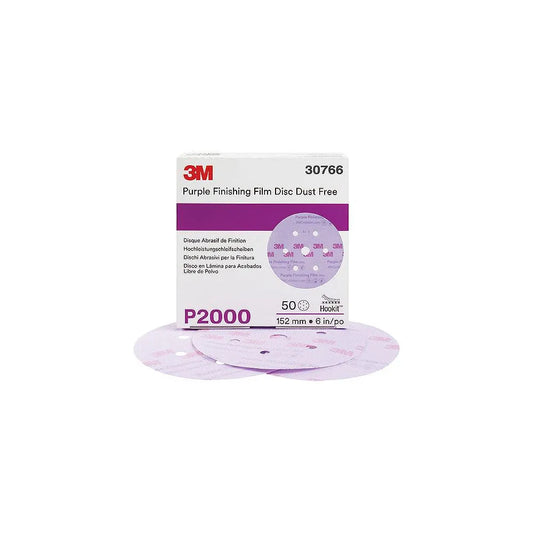 3M Hookit Purple Finishing P2000 sandpaper 152 mm 50 units