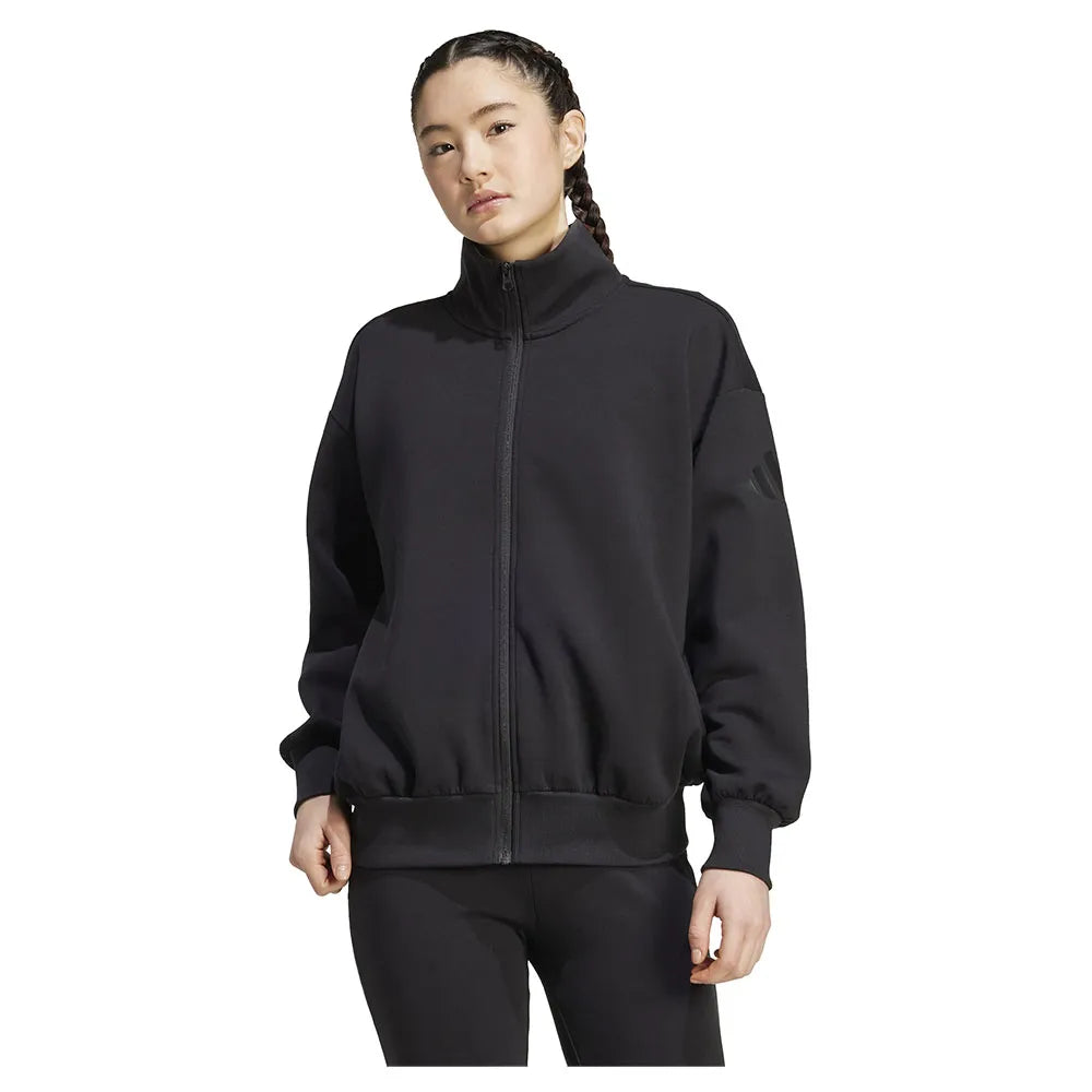 adidas All SZN Soft Lux Loose full zip sweatshirt
