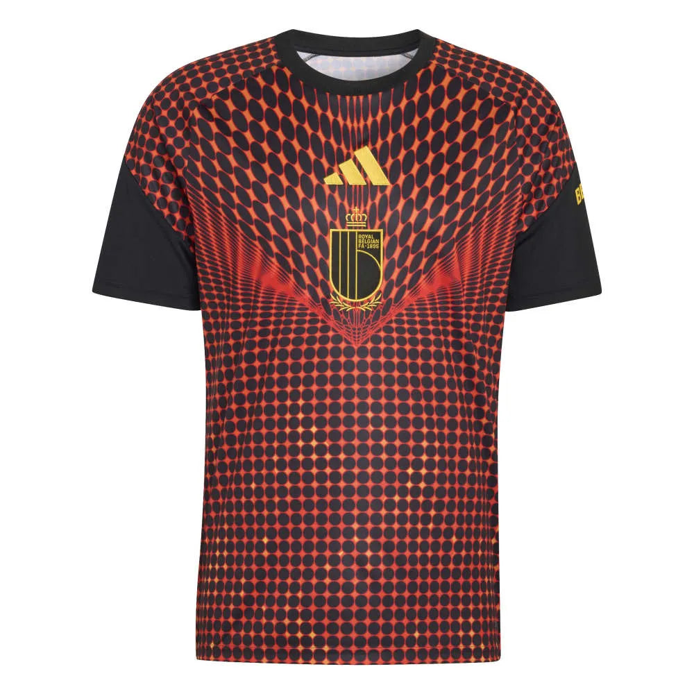 adidas Belgium 26/27 Home pre match short sleeve T-shirt