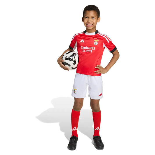 adidas Benfica 25/26 Mini home short sleeve Junior Set