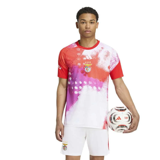 adidas Benfica 26/27 pre match short sleeve T-shirt