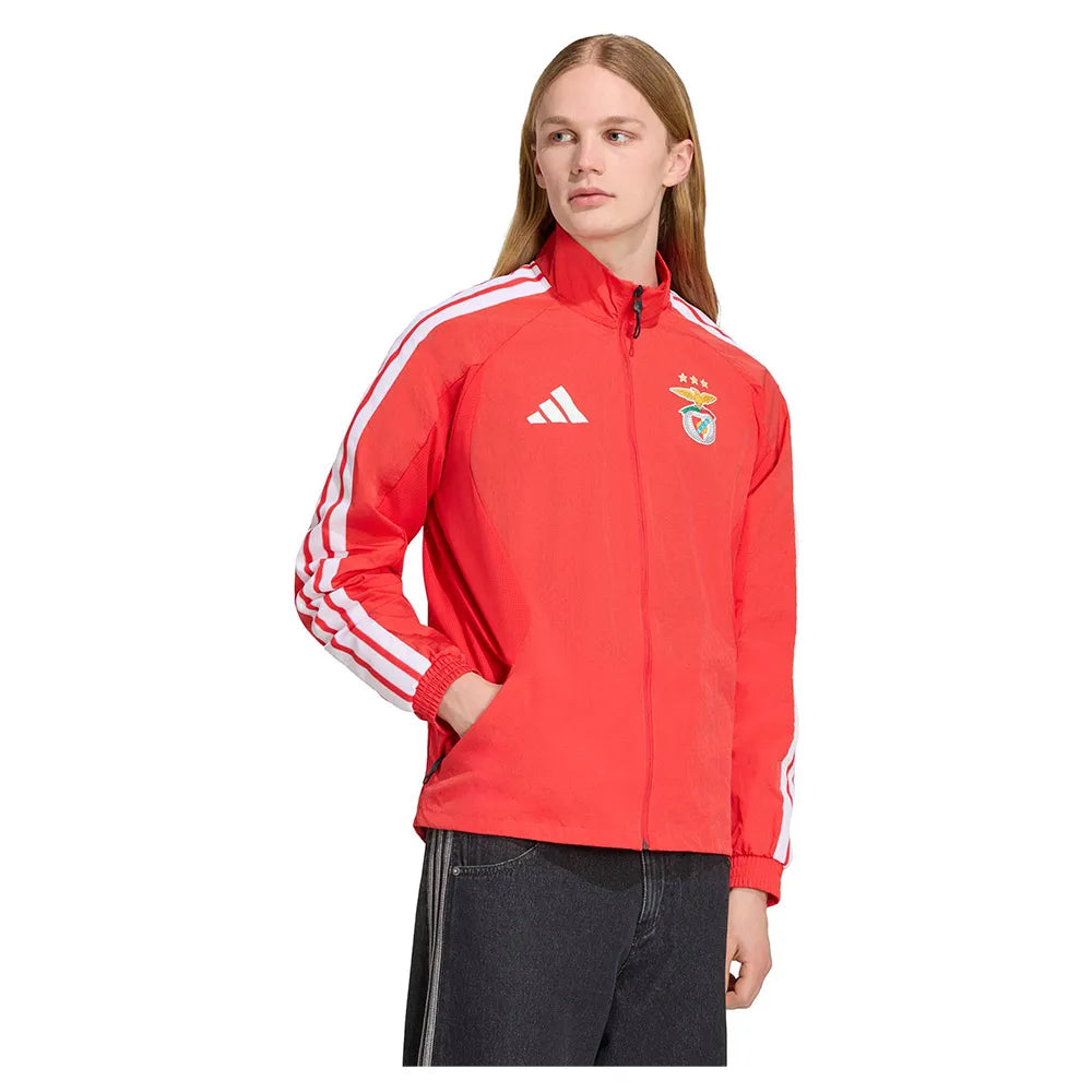 adidas Benfica Home Anthem full zip sweatshirt