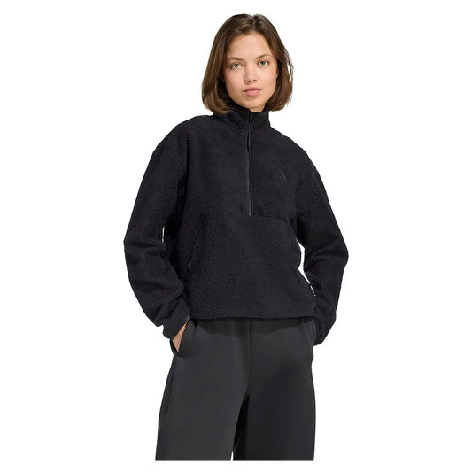 adidas City Tech High Pile half zip fleece