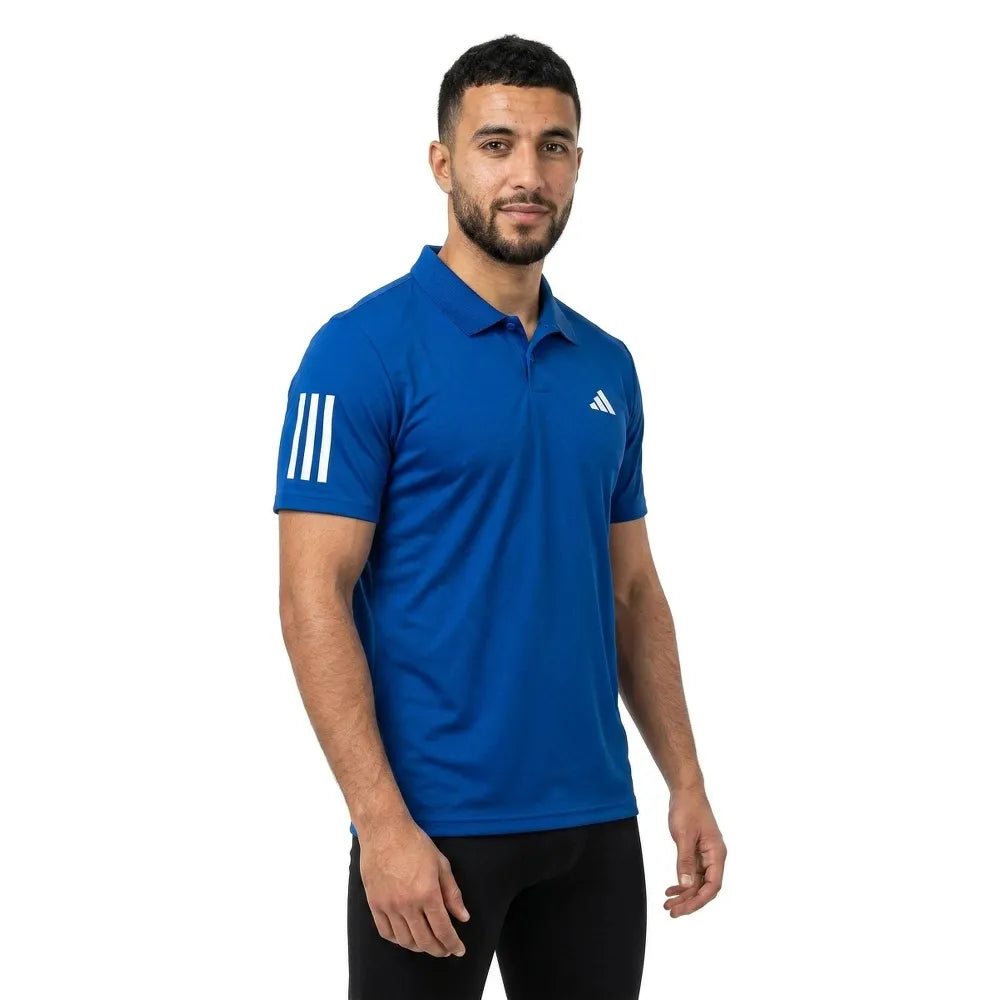 adidas Club Tennis 3 Stripes short sleeve polo