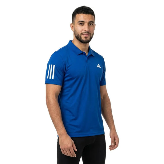 adidas Club Tennis 3 Stripes short sleeve polo