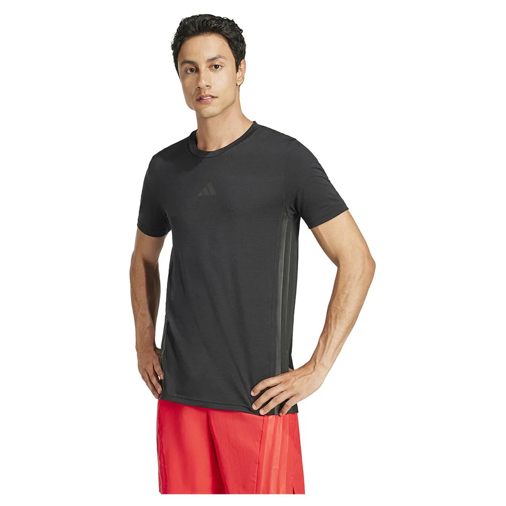 adidas Designed 4 Training 3 Stripes short sleeve T-shirt