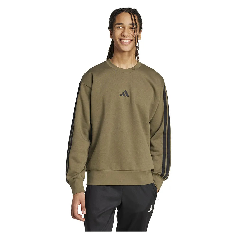 adidas Essentials 3 Stripes Fleece sweatshirt