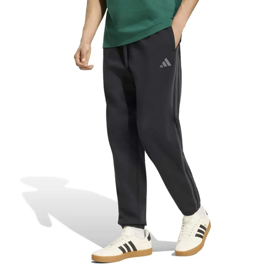 adidas Essentials 3 Stripes Fleece Tapered Cuffed joggers