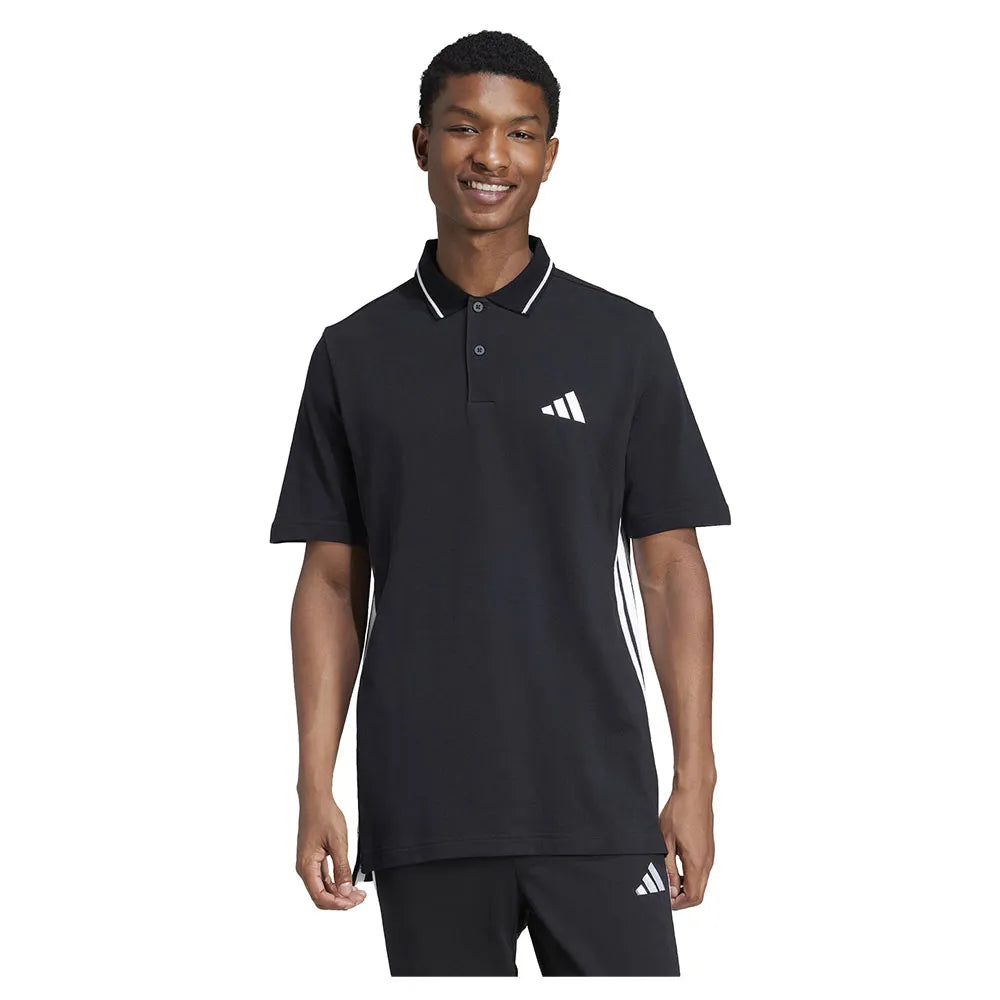 adidas Essentials 3 Stripes Piqué short sleeve polo